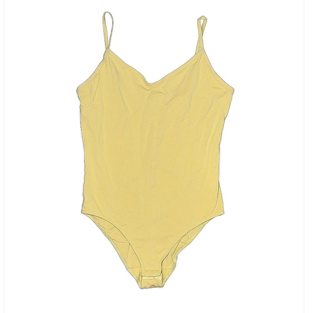 Everlane - The Cami Bodysuit Bikini Cut Yellow